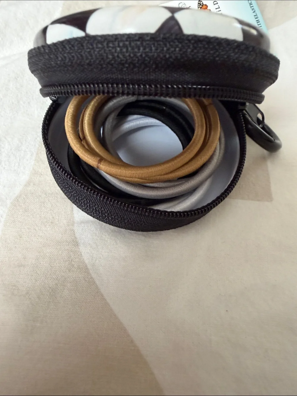 McKenzie Childs x Goody purse charm with 15ct Hair Elastics
